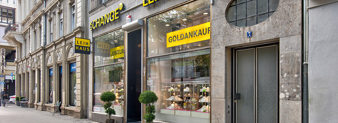 Exchange AG - Ihre Spezialist für Schmuck, Gold und Silber, Luxusuhren und Pfandkredite