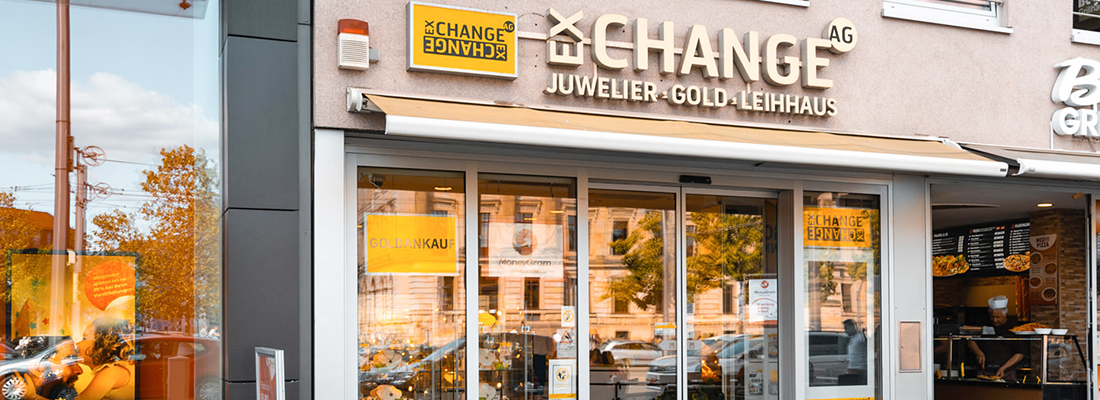 Exchange AG - Ihre Spezialist für Schmuck, Gold und Silber, Luxusuhren und Pfandkredite