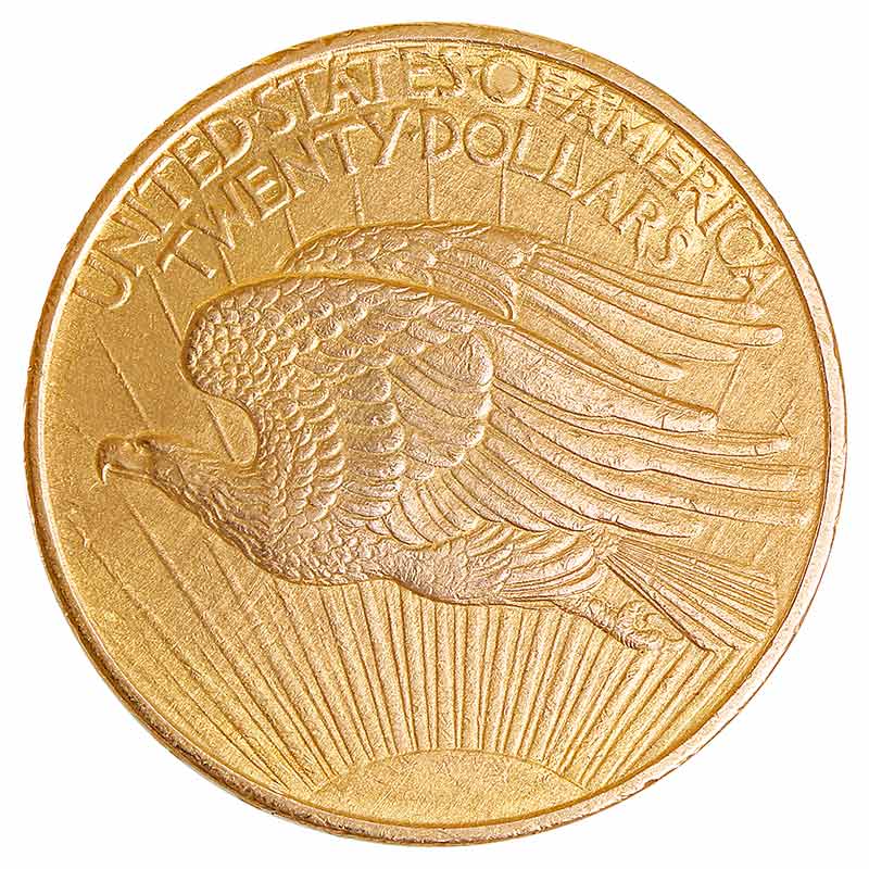 Goldmünze - 20$ St. Gaudens Double Eagle - Vereinigte Staaten von Amerika - Rückseite | Beispielbild