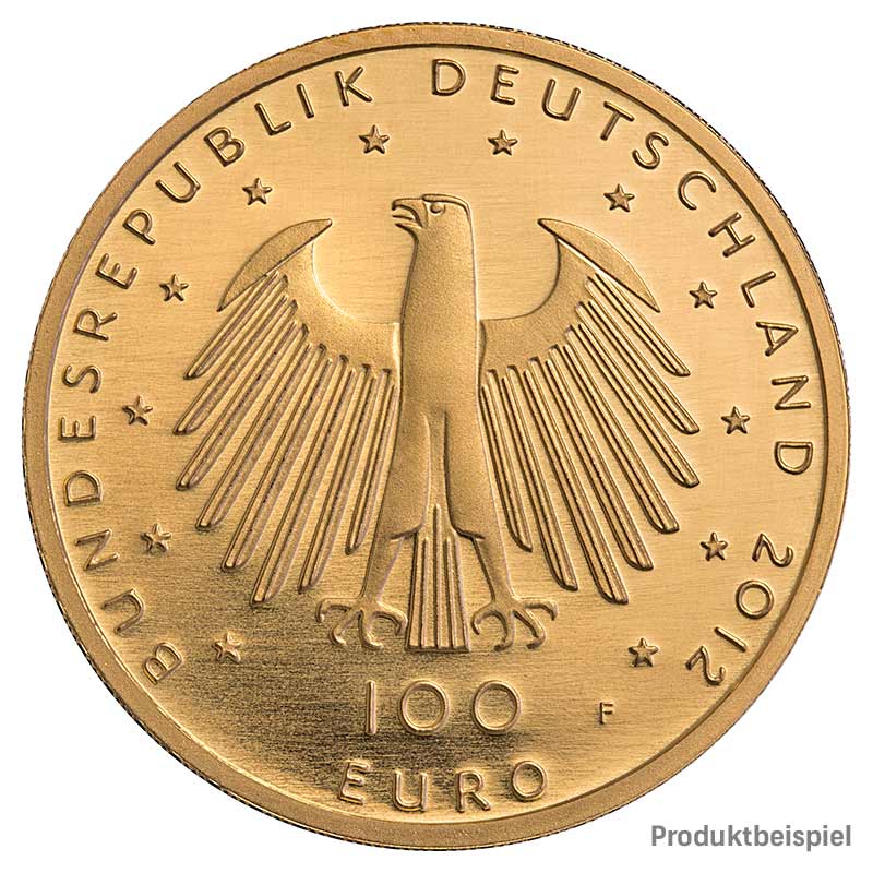 Goldmünze 100 Euro Deutschland - Rückseite