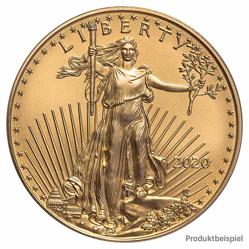 Goldmünze - American Eagle - 1/2 Unze - Vereinigte Staaten von Amerika - Vorderseite