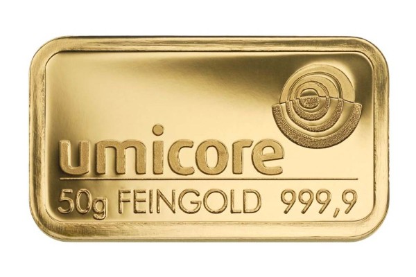 50g Goldbarren - LBMA zertifiziert, Gold Exchange